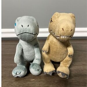 Jurassic World Plush Dinosaurs Blue and Rexy T-Rex Set Stuffed Animals Kids